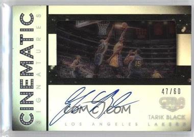 2015-16 Panini Gala - Cinematic Signatures #CS-TBK - Tarik Black /60