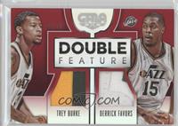 Trey Burke, Derrick Favors #/10