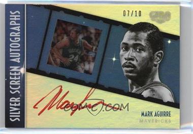 2015-16 Panini Gala - Silver Screen Autographs - Red Ink #SS-MAG - Mark Aguirre /10
