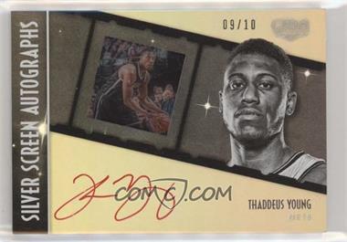 2015-16 Panini Gala - Silver Screen Autographs - Red Ink #SS-TYG - Thaddeus Young /10 [EX to NM]
