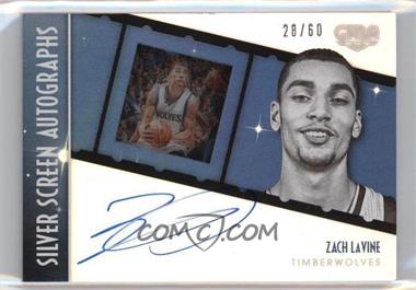 2015-16 Panini Gala - Silver Screen Autographs #SS-ZLV - Zach LaVine /60