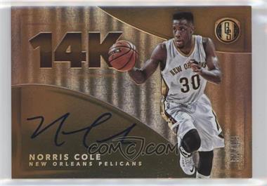 2015-16 Panini Gold Standard - 14K Autographs #14K-NC - Norris Cole /99