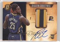 Rookie Jersey Autographs Prime - Rakeem Christmas #/25