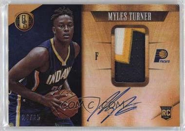 2015-16 Panini Gold Standard - [Base] - AU #233 - Rookie Jersey Autographs Prime - Myles Turner /25 [EX to NM]