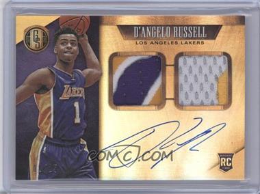 2015-16 Panini Gold Standard - [Base] - AU #239 - Rookie Jersey Autographs Double - D'Angelo Russell /25
