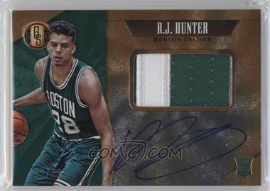 2015-16 Panini Gold Standard - [Base] - AU #330 - Rookie Jersey Autographs Prime Jumbo - R.J. Hunter /25