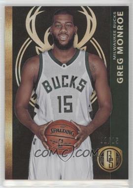 2015-16 Panini Gold Standard - [Base] - Black #100 - Greg Monroe /15