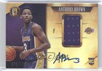 Rookie Jersey Autographs - Anthony Brown #/199