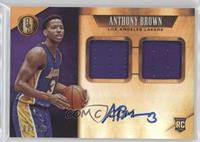 Rookie Jersey Autographs Double - Anthony Brown #/149