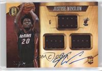 Rookie Jersey Autographs Triple - Justise Winslow #/99