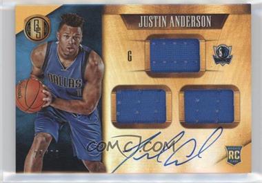 2015-16 Panini Gold Standard - [Base] #283 - Rookie Jersey Autographs Triple - Justin Anderson /99
