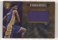 Rookie Jersey Autographs Jumbo - D'Angelo Russell #/49
