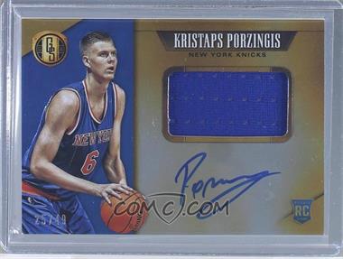 2015-16 Panini Gold Standard - [Base] #303 - Rookie Jersey Autographs Jumbo - Kristaps Porzingis /49