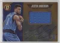 Rookie Jersey Autographs Jumbo - Justin Anderson #/49