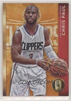 Chris Paul (White Uniform Holding Ball with Both Hands) #/299