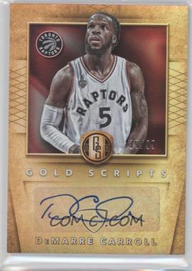 2015-16 Panini Gold Standard - Gold Scripts #SC-DC - DeMarre Carroll /99