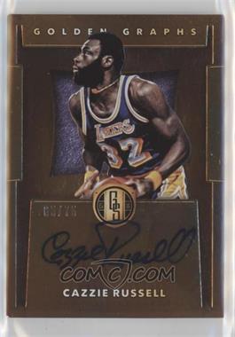 2015-16 Panini Gold Standard - Golden Graphs #GG-CR - Cazzie Russell /75 [EX to NM]