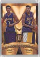 Anthony Brown, D'Angelo Russell #/25
