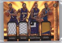 Anthony Brown, D'Angelo Russell, Kevon Looney, Willie Cauley-Stein #/25