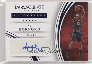 2015-16 Panini Immaculate Collection - Autographs - Blue #18 - Al Horford /10
