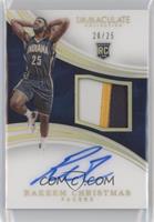 Rookie Patch Autographs - Rakeem Christmas #/25