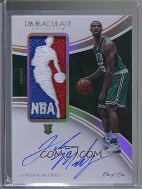 2015-16 Panini Immaculate Collection - [Base] - Logoman #129 - Rookie Patch Autographs - Jordan Mickey /1