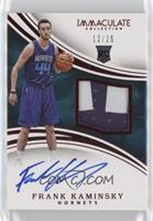 Rookie Patch Autographs - Frank Kaminsky #/25