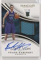 Rookie Patch Autographs - Frank Kaminsky #/99