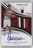 Rookie Patch Autographs - Cristiano Felicio #/99