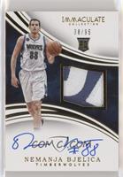 Rookie Patch Autographs - Nemanja Bjelica #/95