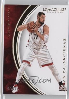 2015-16 Panini Immaculate Collection - [Base] #70 - Jonas Valanciunas /99