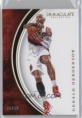 2015-16 Panini Immaculate Collection - [Base] #92 - Gerald Henderson /99