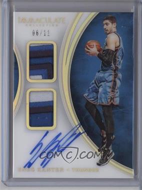 2015-16 Panini Immaculate Collection - Dual Patch Autographs - Jersey Number #DPA-EKA - Enes Kanter /11