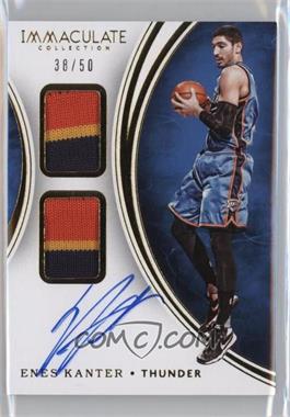 2015-16 Panini Immaculate Collection - Dual Patch Autographs #DPA-EKA - Enes Kanter /50