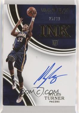 2015-16 Panini Immaculate Collection - INK #IK-MTU - Myles Turner /99 [Noted]