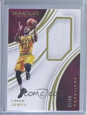 2015-16 Panini Immaculate Collection - Memorabilia #6 - LeBron James /99