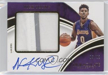 2015-16 Panini Immaculate Collection - Premium Patches Autographs #PPA-NYO - Nick Young /22