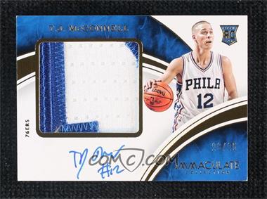 2015-16 Panini Immaculate Collection - Premium Patches Autographs #PPA-TJM - T.J. McConnell /25