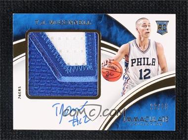 2015-16 Panini Immaculate Collection - Premium Patches Autographs #PPA-TJM - T.J. McConnell /25