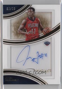 2015-16 Panini Immaculate Collection - Shadowbox Signatures #SS-JH - Jrue Holiday /99