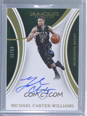 2015-16 Panini Immaculate Collection - Signatures #S-MCW - Michael Carter-Williams /99