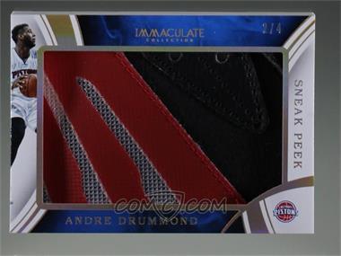 2015-16 Panini Immaculate Collection - Sneak Peek #8 - Andre Drummond /4