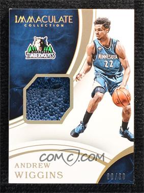2015-16 Panini Immaculate Collection - Sneaker Swatches #6 - Andrew Wiggins /60