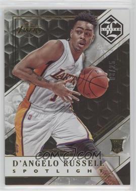 2015-16 Panini Limited - [Base] - Spotlight Gold #159 - D'Angelo Russell /25