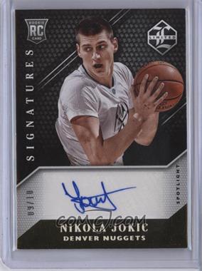 2015-16 Panini Limited - Limited Signatures - Spotlight Gold #LS-NJ - Nikola Jokic /10