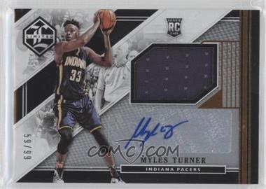 2015-16 Panini Limited - Rookie Jersey Autographs #RJA-MT - Myles Turner /99