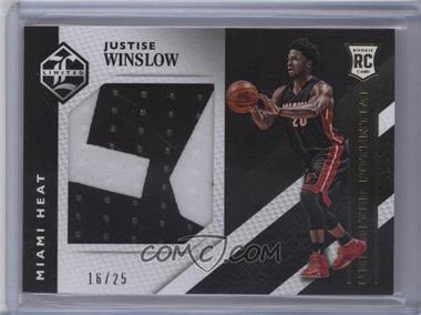 2015-16 Panini Limited - Unlimited Potential Materials - Prime #48 - Justise Winslow /25