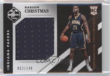 2015-16 Panini Limited - Unlimited Potential Materials #7 - Rakeem Christmas /149
