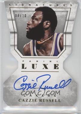 2015-16 Panini Luxe - Die-Cut Autographs - Gold #DC-CRS - Cazzie Russell /10