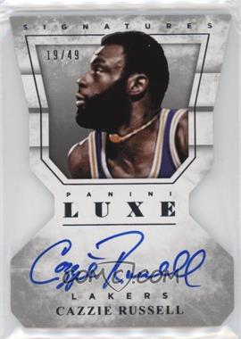 2015-16 Panini Luxe - Die-Cut Autographs #DC-CRS - Cazzie Russell /49